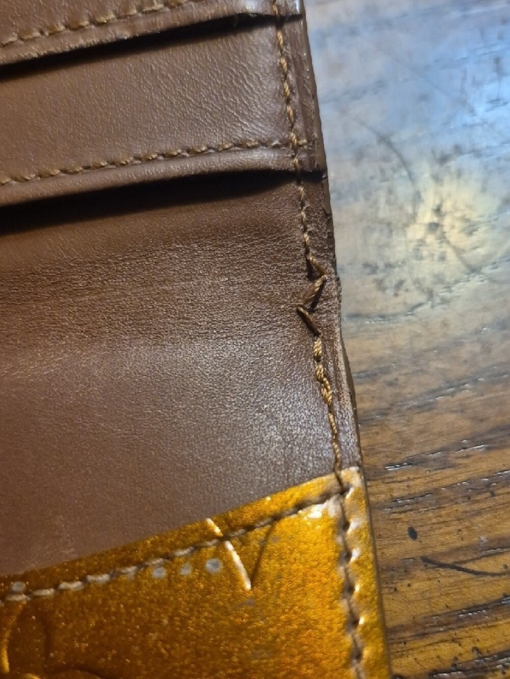 Louis Vuitton Vernis Elise Compact Wallet Bronze - Picture 8 of 14